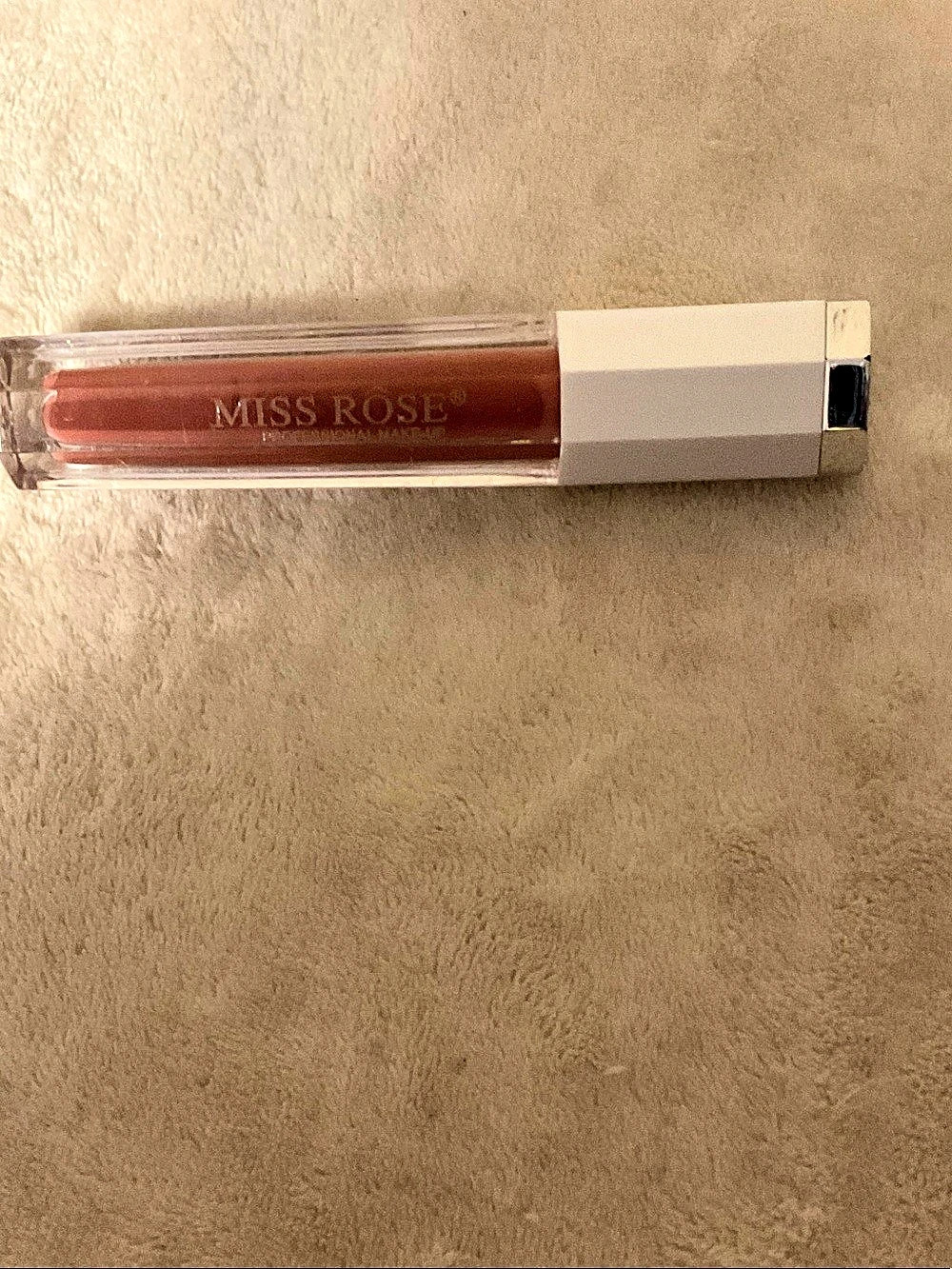 Miss Rose Professional Makeup Matte Lip Gloss Shade 04 Brown